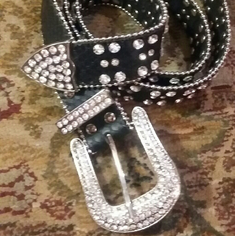 Rhinestone belt